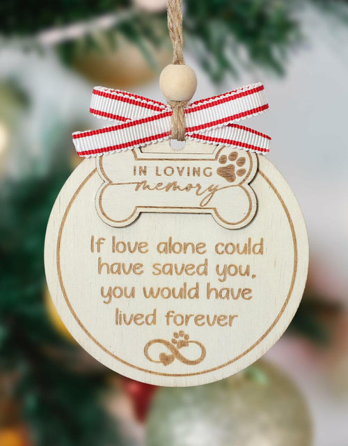 Load image into Gallery viewer, HONOCOOLS Dog Memorial Ornaments Pet Sympathy Christmas Tree OCP-001
