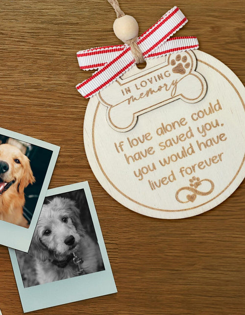 Load image into Gallery viewer, HONOCOOLS Dog Memorial Ornaments Pet Sympathy Christmas Tree OCP-001

