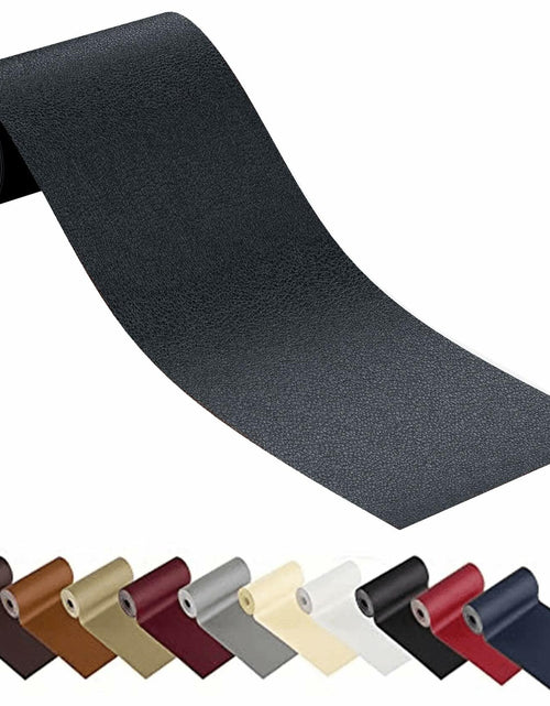 Load image into Gallery viewer, HUISUNO Leather Repair Patch for Furniture Couch Car Seats DeepGrey 20x30
