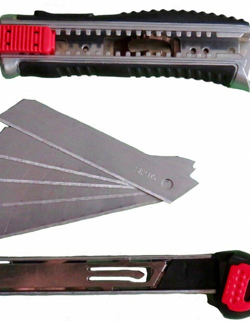 Load image into Gallery viewer, Smithline Utility Knife 18mm Retractable Razor Box Cutter SK2 Blades
