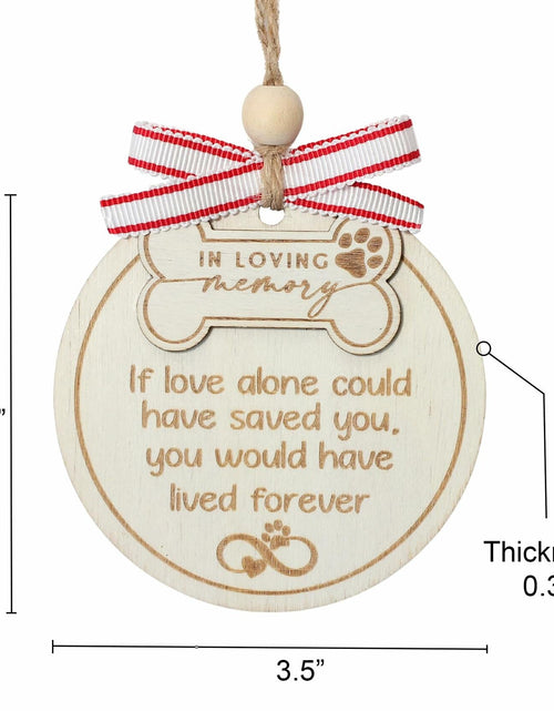 Load image into Gallery viewer, HONOCOOLS Dog Memorial Ornaments Pet Sympathy Christmas Tree OCP-001
