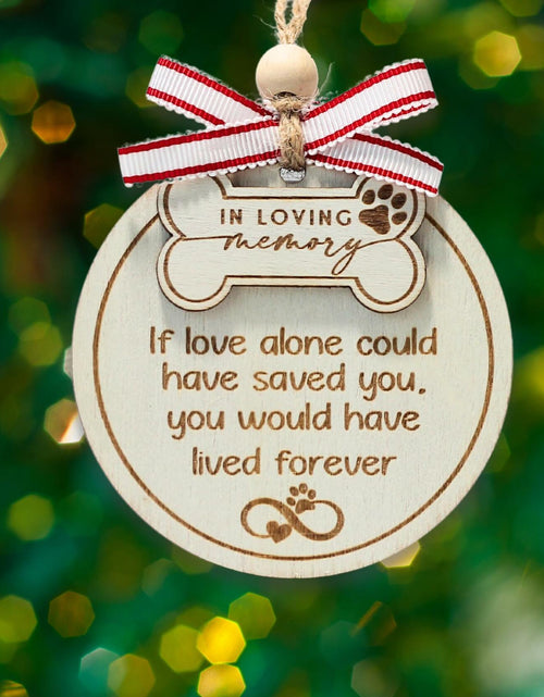 Load image into Gallery viewer, HONOCOOLS Dog Memorial Ornaments Pet Sympathy Christmas Tree OCP-001
