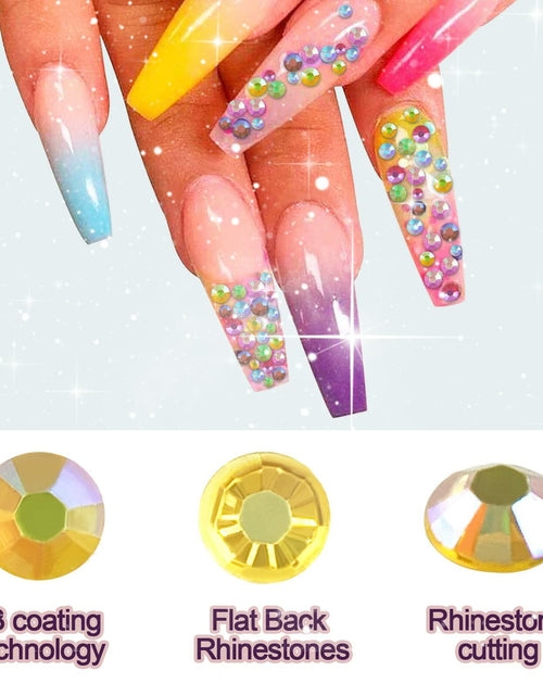 Load image into Gallery viewer, AB Rhinestones 4mm Flatback Jelly &amp; Clear Pink 3000pcs Craft Gems
