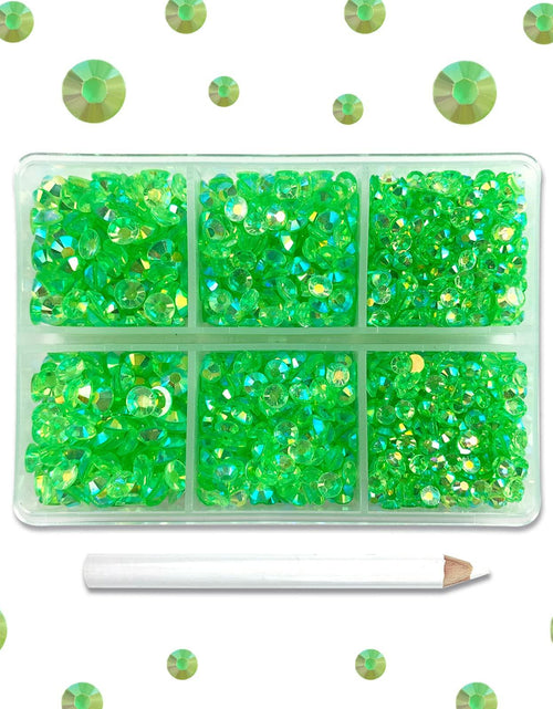 Load image into Gallery viewer, AB Rhinestones 4mm Flatback Jelly &amp; Clear Pink 3000pcs Craft Gems

