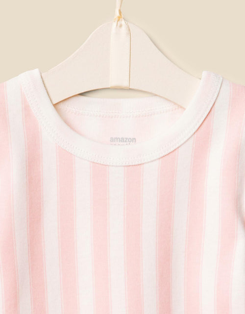 Load image into Gallery viewer, Amazon Essentials Sofia Grainge Unisex Toddler Pajama Set 4T Pink Stripe
