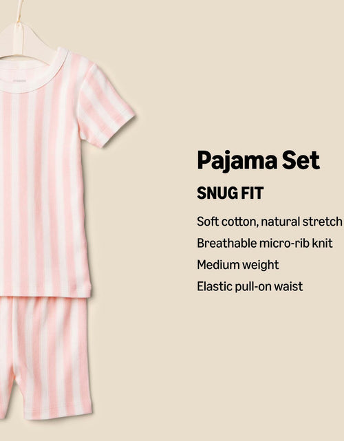 Load image into Gallery viewer, Amazon Essentials Sofia Grainge Unisex Toddler Pajama Set 4T Pink Stripe

