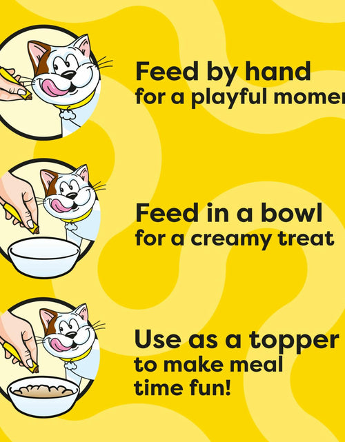 Load image into Gallery viewer, BestBy12/26 Temptations Creamy Puree Cat Treats Chicken &amp; Salmon 16 Pouches
