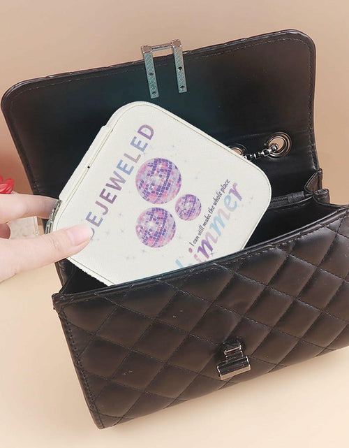 Load image into Gallery viewer, Sincerez Jewelry Box Small Portable Organizer for Rings Necklaces
