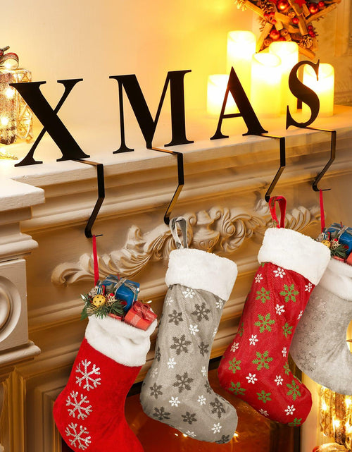 Load image into Gallery viewer, MorningRo Metal Christmas Stocking Holder Letter Y 6 Inch Mantel Decor
