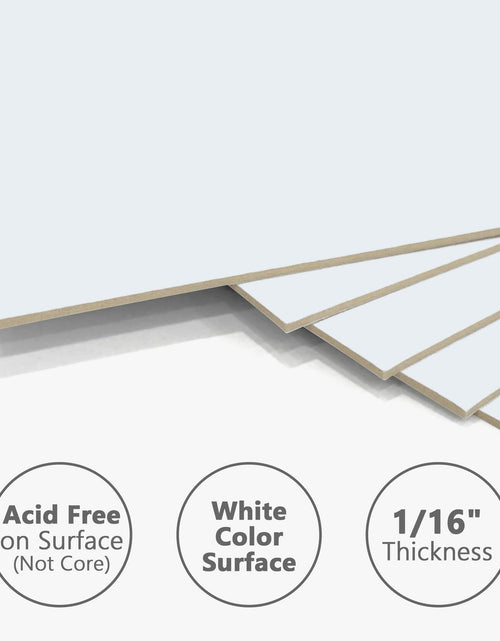 Load image into Gallery viewer, Somime 10 Pack 5x7 White Picture Mats with Backing Acid Free Photo Boards
