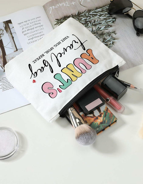 Load image into Gallery viewer, Memaw's Beach Travel Makeup Bag Toiletry Bag Summer Gift Grandma Gift

