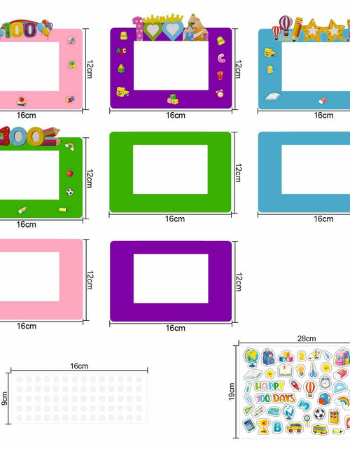 Load image into Gallery viewer, VIKILON 24 Pack Paper Picture Frames Kids Craft Kits School Classroom Fun
