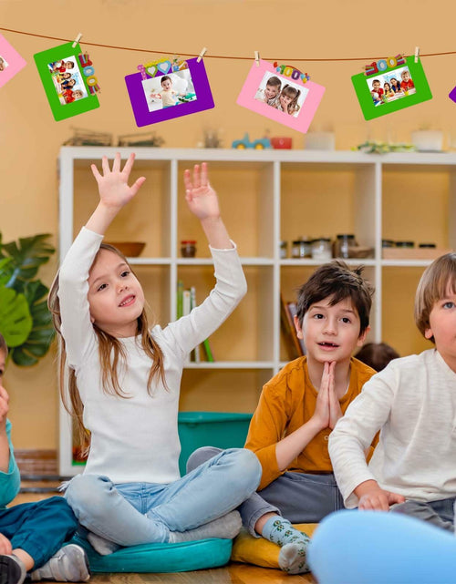 Load image into Gallery viewer, VIKILON 24 Pack Paper Picture Frames Kids Craft Kits School Classroom Fun

