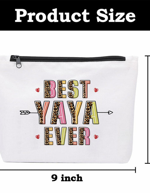 Load image into Gallery viewer, KongMoTree YaYa Grandma Makeup Cosmetic Bag Travel Organizer 9x7x2 inch
