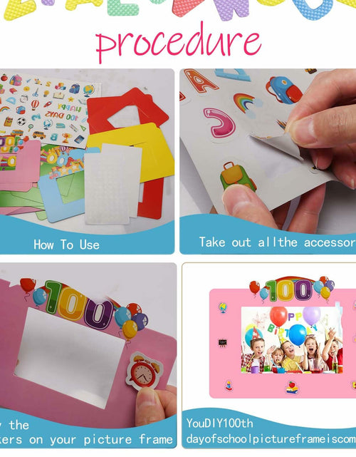 Load image into Gallery viewer, VIKILON 24 Pack Paper Picture Frames Kids Craft Kits School Classroom Fun
