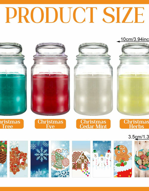 Load image into Gallery viewer, Tioncy Christmas Scented Candle Gift Set 68oz 4 Pcs Apple Cookies Mint
