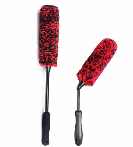 YILANBON Wheel Brush Soft Dense Fibers Car Rim Clean 2PCS