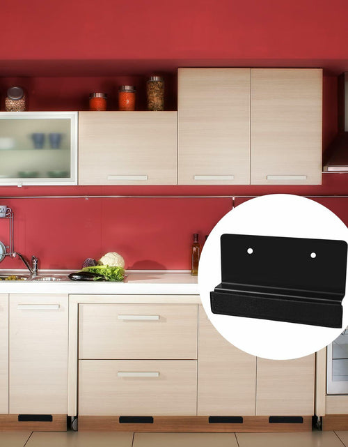 Load image into Gallery viewer, RSSCIIIUL Foot Pull for Trash Cabinet Drawer Full Overlay Black
