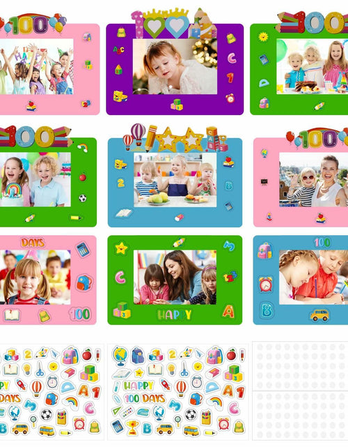 Load image into Gallery viewer, VIKILON 24 Pack Paper Picture Frames Kids Craft Kits School Classroom Fun
