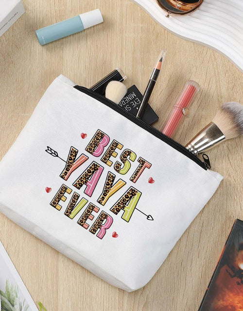 Load image into Gallery viewer, KongMoTree YaYa Grandma Makeup Cosmetic Bag Travel Organizer 9x7x2 inch
