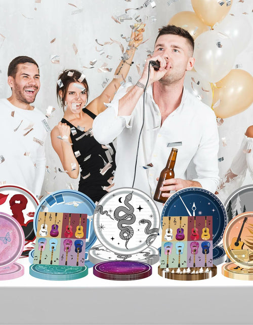 Load image into Gallery viewer, Music Themed 75Pcs Birthday Party Decorations &amp; Tableware for Girls Fans
