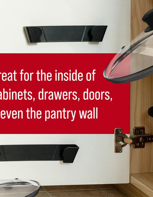 Load image into Gallery viewer, Pot Lid Wall Organizer Clips Stick-On 6" &amp; 9" Sizes Pack of 2
