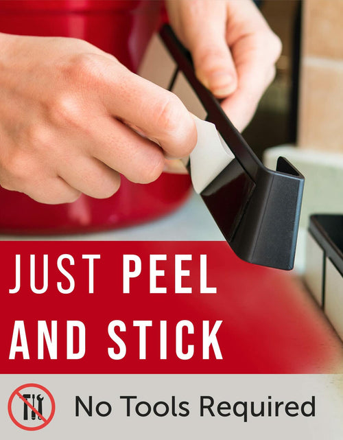 Load image into Gallery viewer, Pot Lid Wall Organizer Clips Stick-On 6" &amp; 9" Sizes Pack of 2
