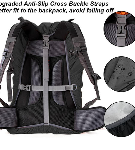 HYCOPROT Waterproof Backpack Rain Cover 10-85L Reflective Ultralight