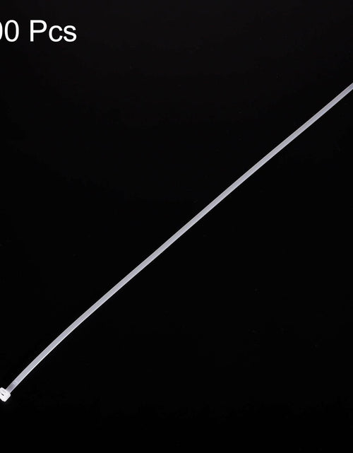 Load image into Gallery viewer, MECCANIXITY 3/16x18in Nylon Cable Zip Ties Self-Locking White 100pcs
