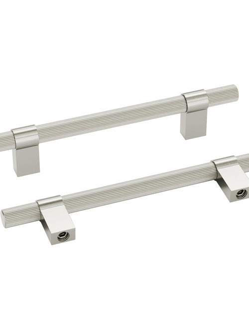 Load image into Gallery viewer, homdiy 15 Pack Brushed Nickel Cabinet Handles 128mm T Bar Silver
