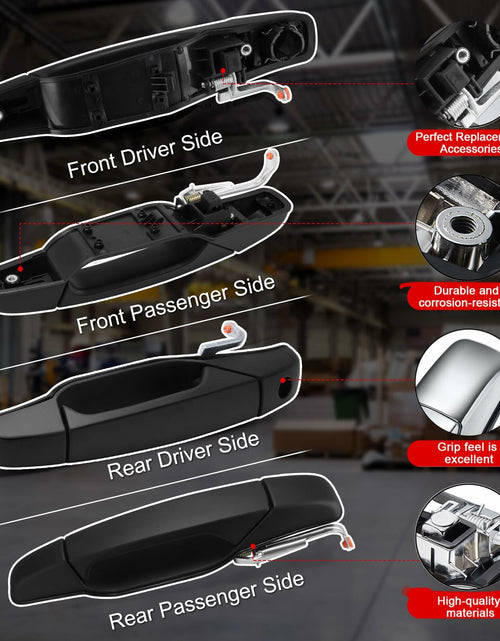 Load image into Gallery viewer, Chapoz Chrome Door Handles for 2007-2014 Cadillac Escalade GMC Yukon 4PCS
