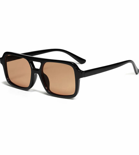 VANLINKER Retro 70s Square Aviator Sunglasses Green VL9816