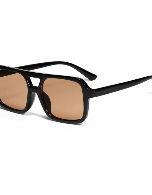 Load image into Gallery viewer, VANLINKER Retro 70s Square Aviator Sunglasses Green VL9816
