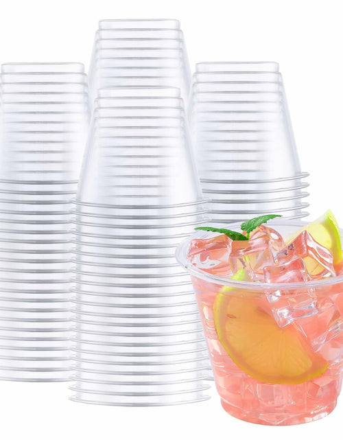 Load image into Gallery viewer, WELLIFE 9oz Clear Plastic Cups 200 Pack Disposable Party Glasses Wine Cold
