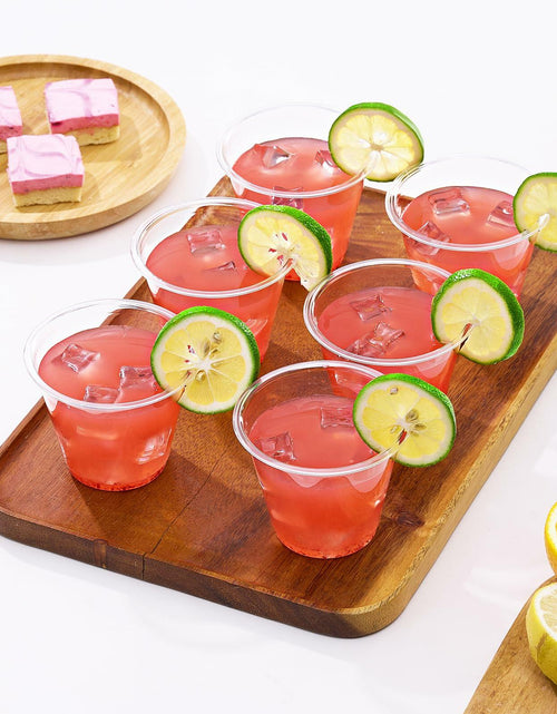 Load image into Gallery viewer, WELLIFE 9oz Clear Plastic Cups 200 Pack Disposable Party Glasses Wine Cold
