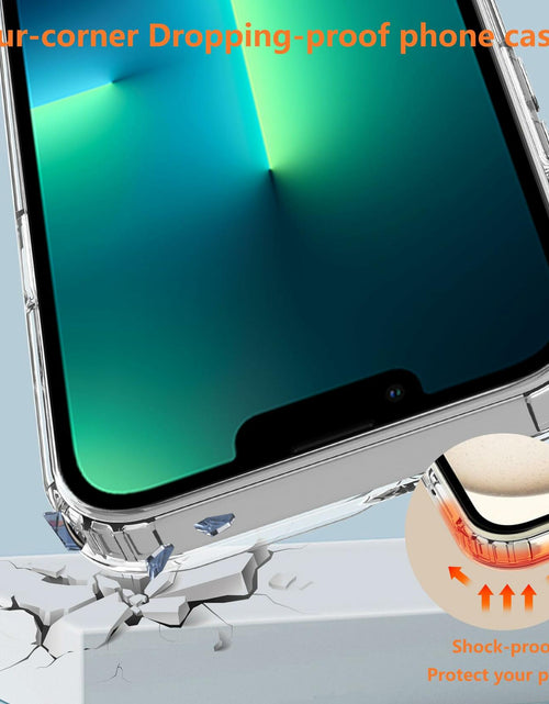 Load image into Gallery viewer, LORYVAN Magnetic Clear Case iPhone 12/12 Pro Floral Blue 6.1"
