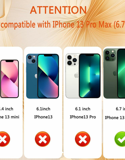 Load image into Gallery viewer, LORYVAN Magnetic Clear Case iPhone 12/12 Pro Floral Blue 6.1"

