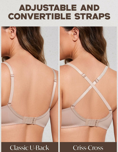 Load image into Gallery viewer, IHOIU Women's Lace Push Up Bra Padded Underwire Convertible White Size 38B
