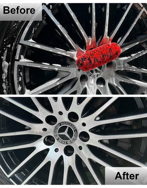 Load image into Gallery viewer, YILANBON Wheel Brush Soft Dense Fibers Car Rim Clean 2PCS
