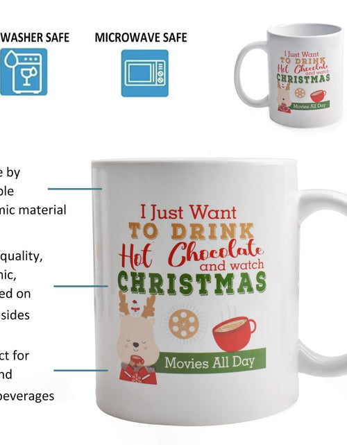 Load image into Gallery viewer, Tiberias Christmas Coffee Mug Ceramic Tea 11 Oz Holiday Gift Box
