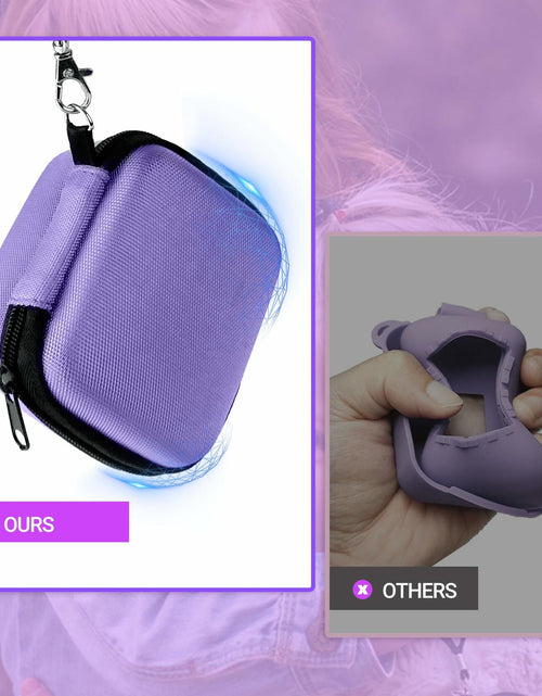 Load image into Gallery viewer, Stukcaze Bitzee Hard EVA Carrying Case Purple 3.9x3.1x4.4in Waterproof Dustproof
