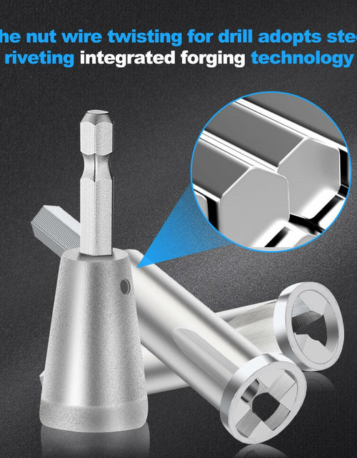 Load image into Gallery viewer, Bvdfgk Wire Twisting Tool for Drill 3Pcs 3 Way 5 Way Electric Cord Stripper
