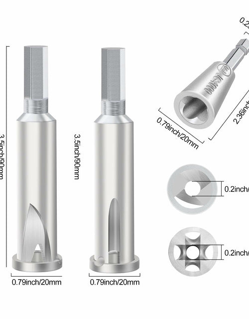 Load image into Gallery viewer, Bvdfgk Wire Twisting Tool for Drill 3Pcs 3 Way 5 Way Electric Cord Stripper
