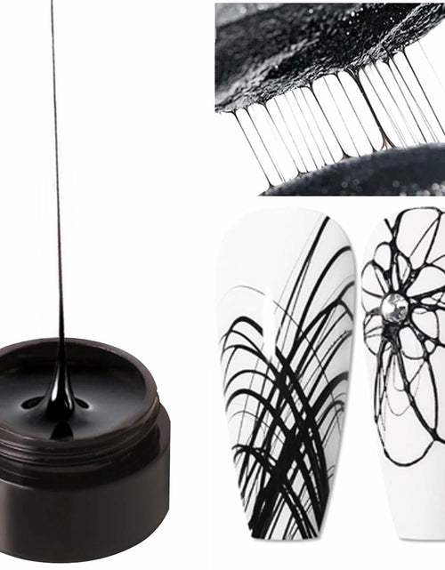 Load image into Gallery viewer, Vonrui Black Spider Gel Nail Art Paint UV LED Manicure Nail Gel
