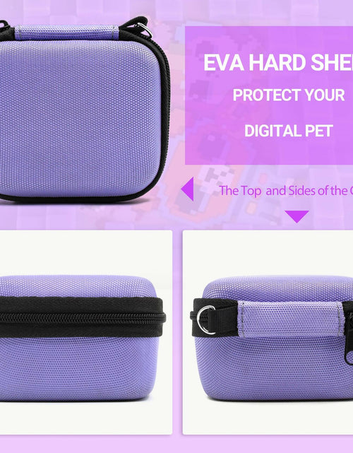 Load image into Gallery viewer, Stukcaze Bitzee Hard EVA Carrying Case Purple 3.9x3.1x4.4in Waterproof Dustproof
