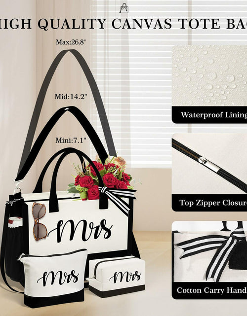 Load image into Gallery viewer, YOOLIFE Bride Tote Bag Bridesmaid Proposal Gift Wedding Bridal Shower
