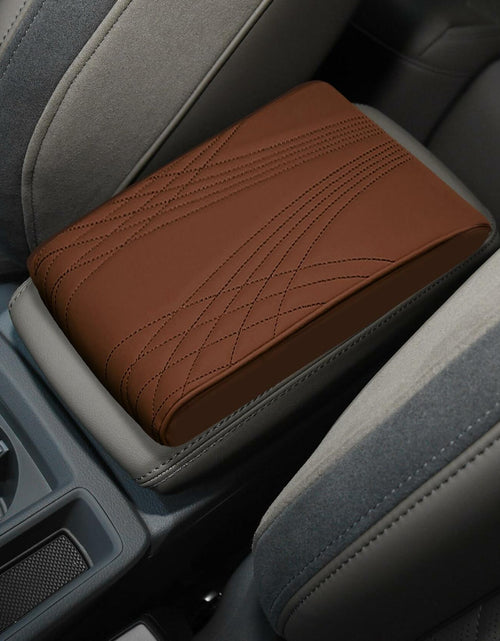 Load image into Gallery viewer, RGOAANC Car Console Armrest Cover Leather Memory Foam 12.6x8.5 Universal
