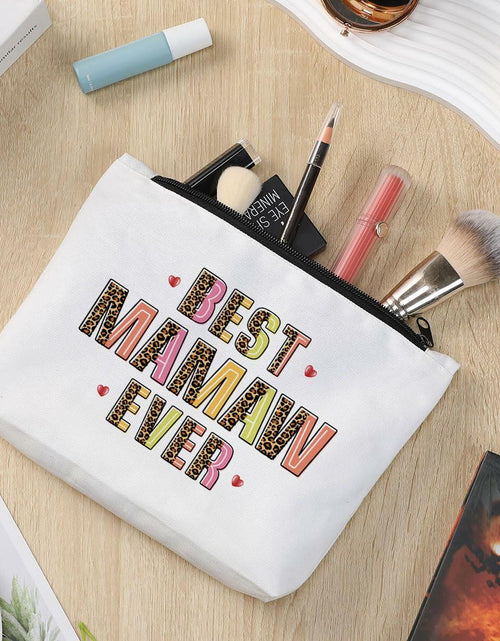 Load image into Gallery viewer, KongMoTree Mamaw Makeup Bag Travel Organizer 9x7x2 inch Cosmetic Bag

