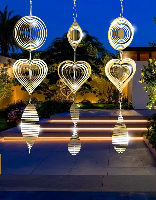 Load image into Gallery viewer, 3D Metal Bird Scare Discs Set Double-Sided Reflectors Outdoor Garden Decor
