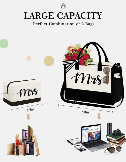 Load image into Gallery viewer, YOOLIFE Bride Tote Bag Bridesmaid Proposal Gift Wedding Bridal Shower
